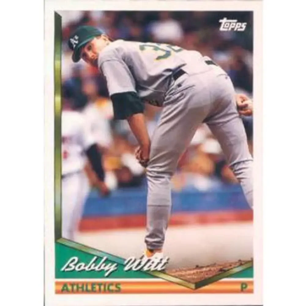 1994 Topps Bobby Witt # 255 Oakland Athletics